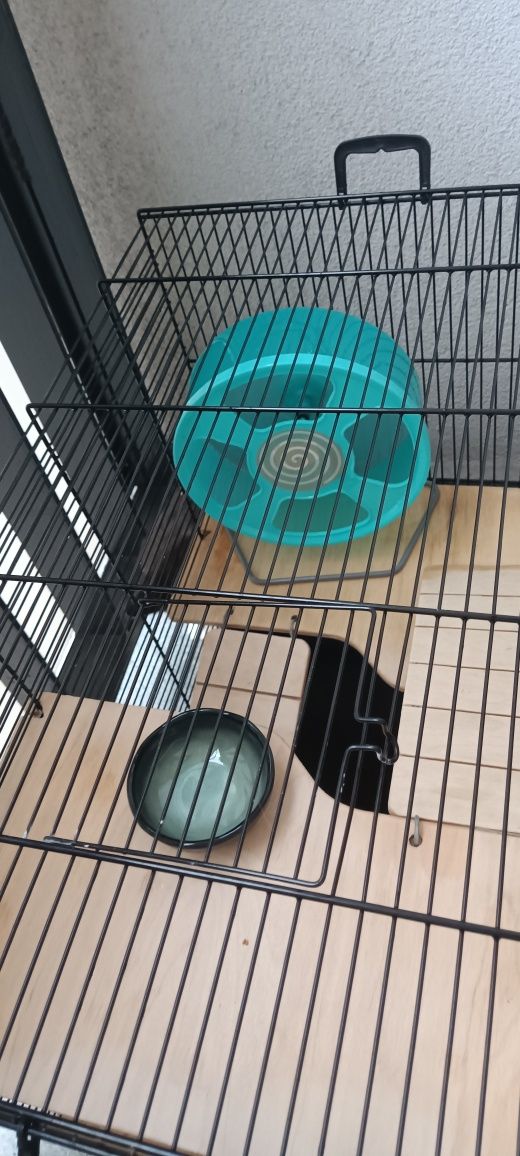 Zestaw-Klatka dla chomika i kołowrotek trixie 20cm plus gratisy