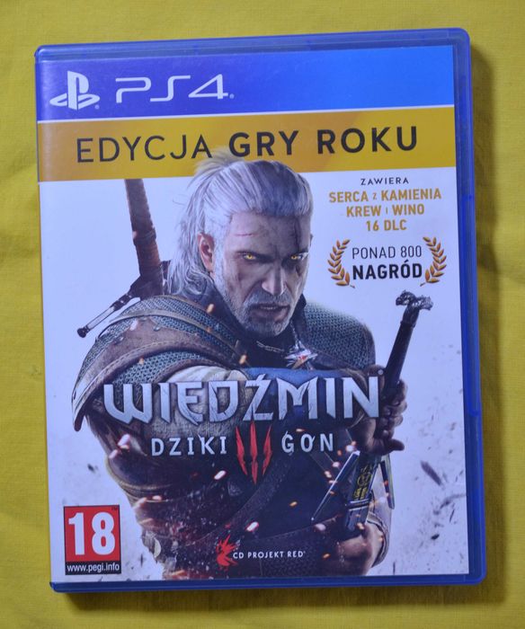Wiedźmin 3 Dziki Gon Edycja Gry Roku + Serca z kamienia + Krew i wino