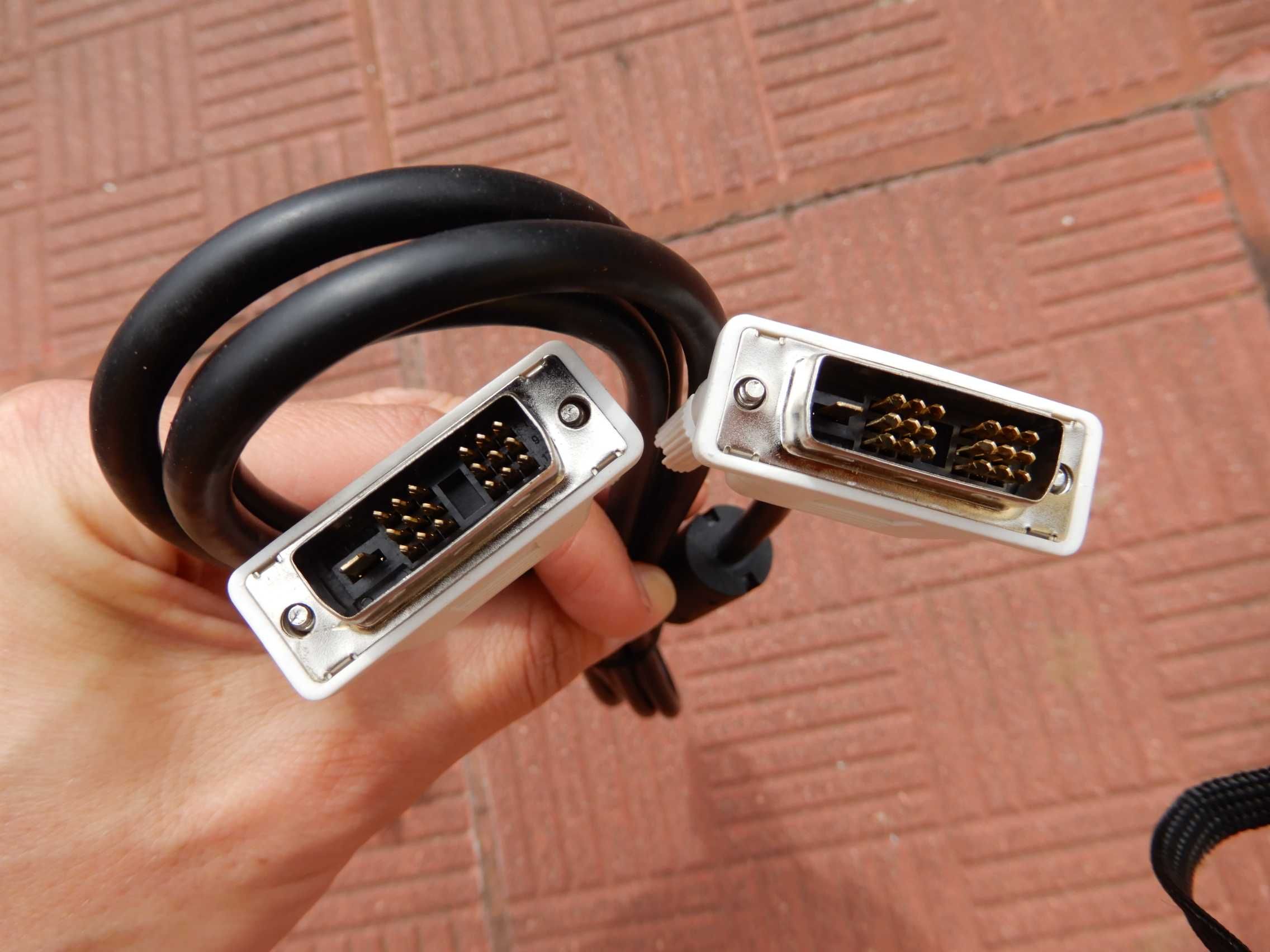 Kable PC 3x DVI oraz IEEE 1284 nowe