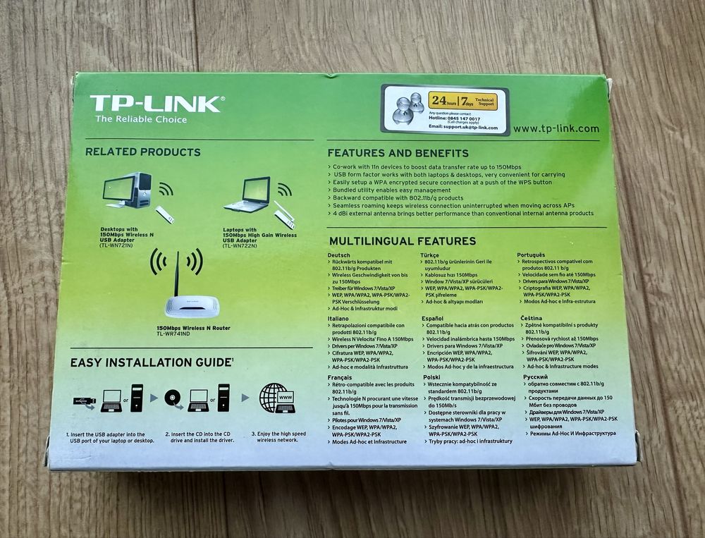 Pen Wireless USB TP-Link TL-WN722N