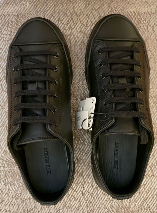 Шкіряні кеди, Zara, розмір 40 (устілка 25,8 см), нові