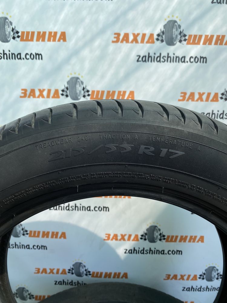 Шини б/у комплект 4шт 215/55R17 Michelin Primacy 3 2017р (4,5мм)