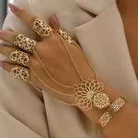 Anel de dedo e pulseira estilo gótico
Anel de dedo e pulseira
Anel de