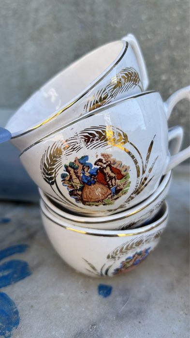 Conjunto de chá vintage