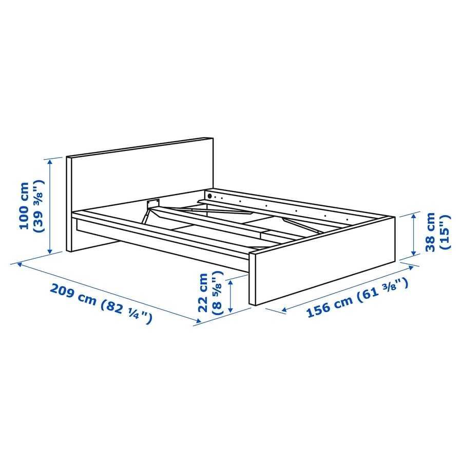 Cama casal completa com estrado de ripas e colchão 1,40m x 2,00m