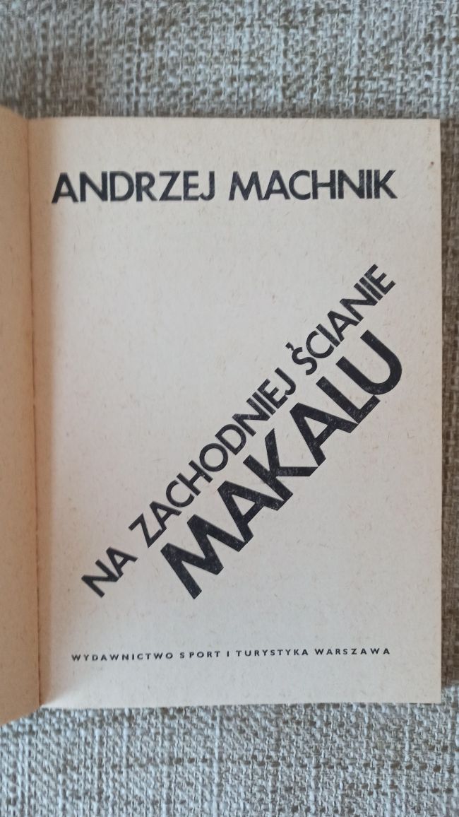 Na zachodniej ścianie Makalu - Andrzej Machnik