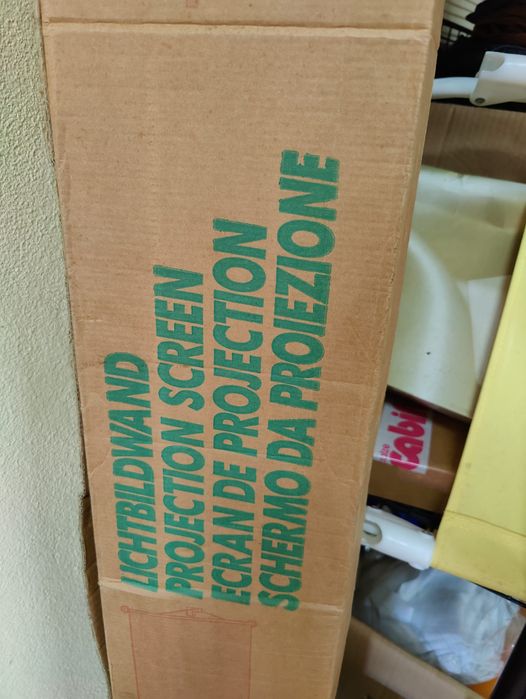 Ecrã de projeção fotos