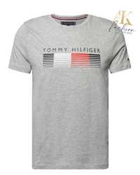 T-shirt męski Tommy Hilfiger MW0MW21008 szary r. M