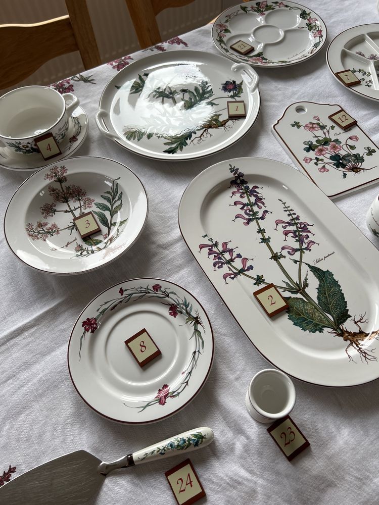 Вінтажна колекція посуд  фарфор   Botanica Villeroy &Boch