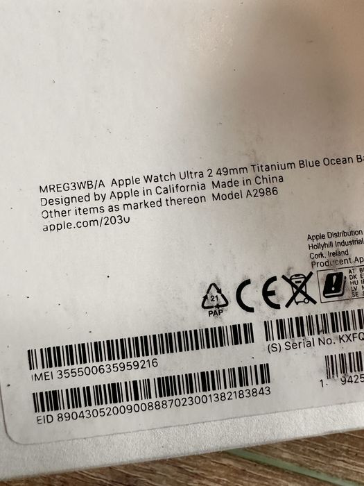 Smartwatch apple watch ultra 2