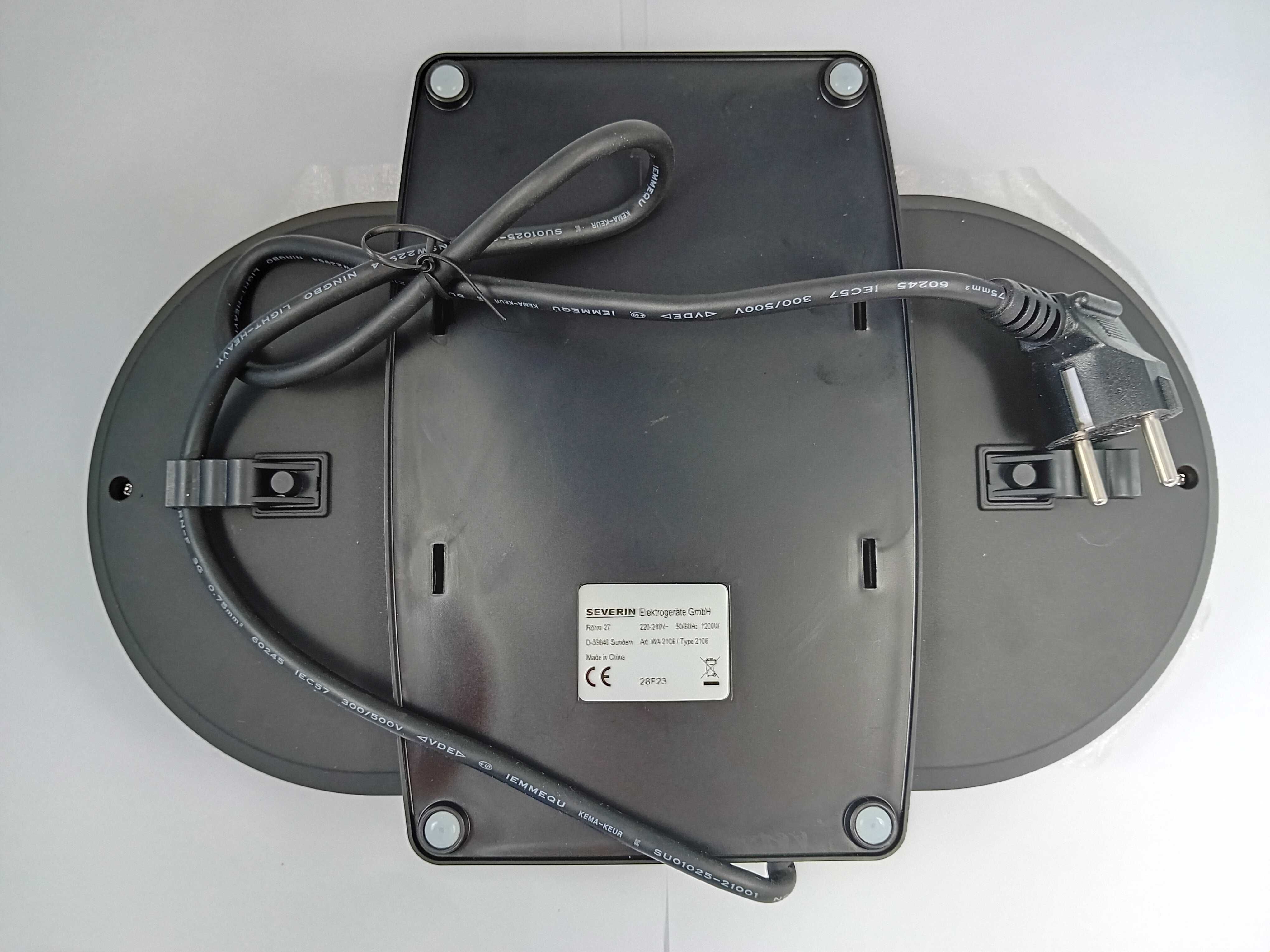 Gofrownica Severin 1200 W czarny