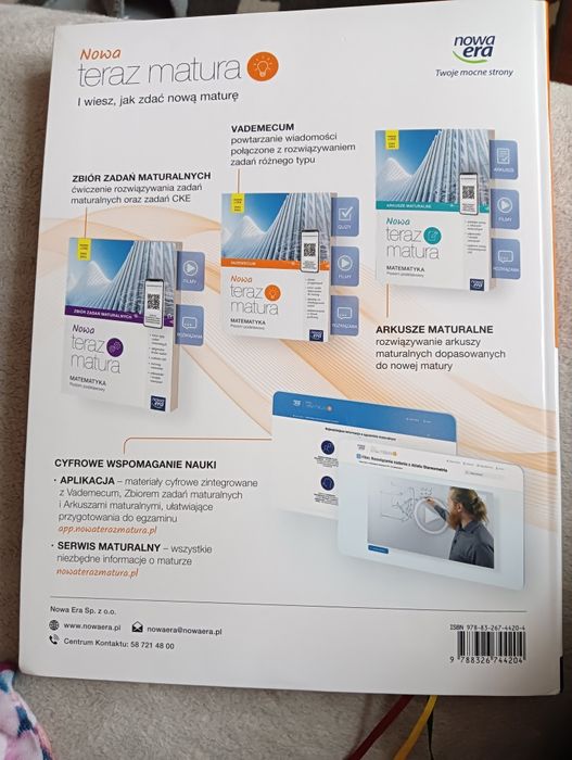 Książka szkolna matematyka