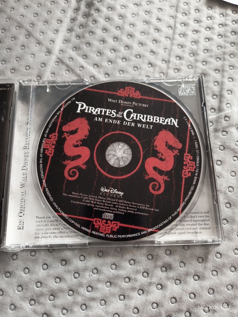 Pirates of the Caribbean Hans Zimmer  CD