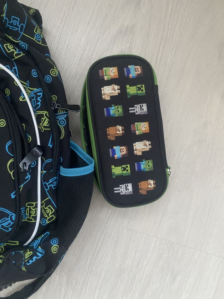 Sprzedam plecak + piornik Minecraft dla chlopca