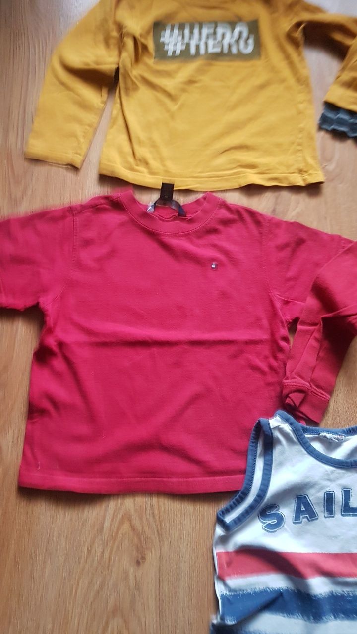 Bluzki t-shirt zestaw dla chłopca rozmiar około 104, Tommy hilfiger