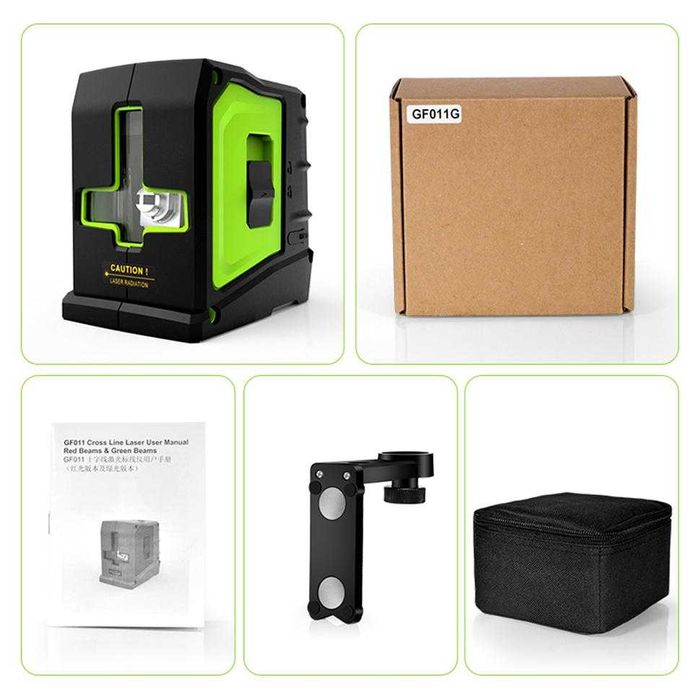 Лазерный уровень ZOKOUN GF011G/R із зеленим променем