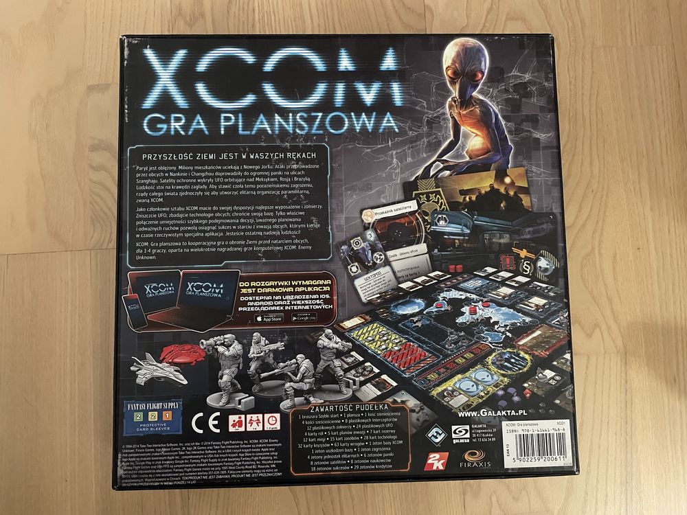 X-COM gra planszowa - darmowa aplikacja