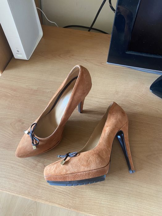 Gino Rossi oryginalne stylowe czółenka buty skóra naturalna nowe