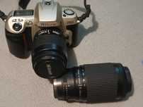 Nikon F60 com 2 lentes