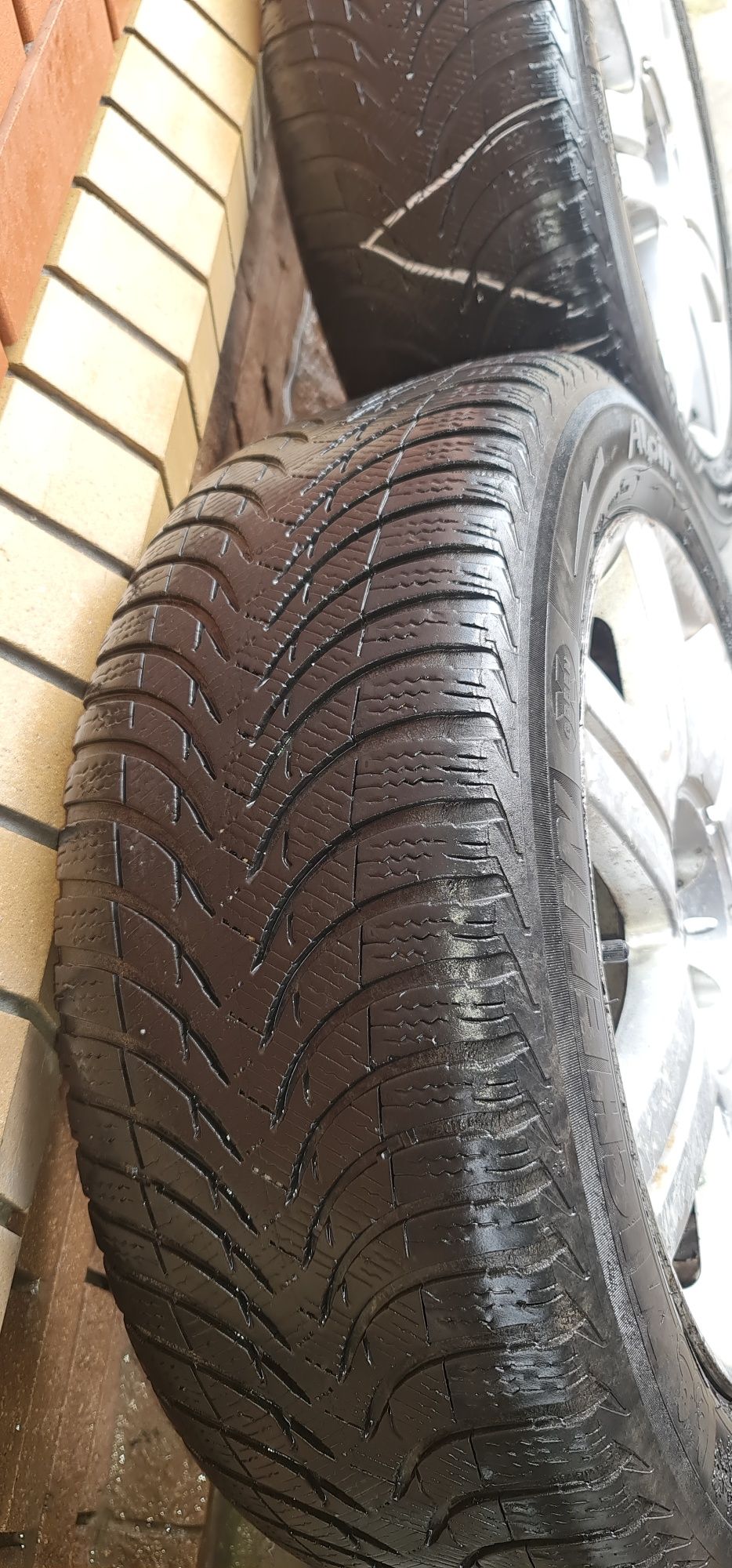 Колеса в сборе 225/50R17 титаны Michelin Alpin5 и Michelin Alpin A4