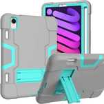 Etui Apple iPad Mini 6 8.3 Pancerny Szary Miętowy