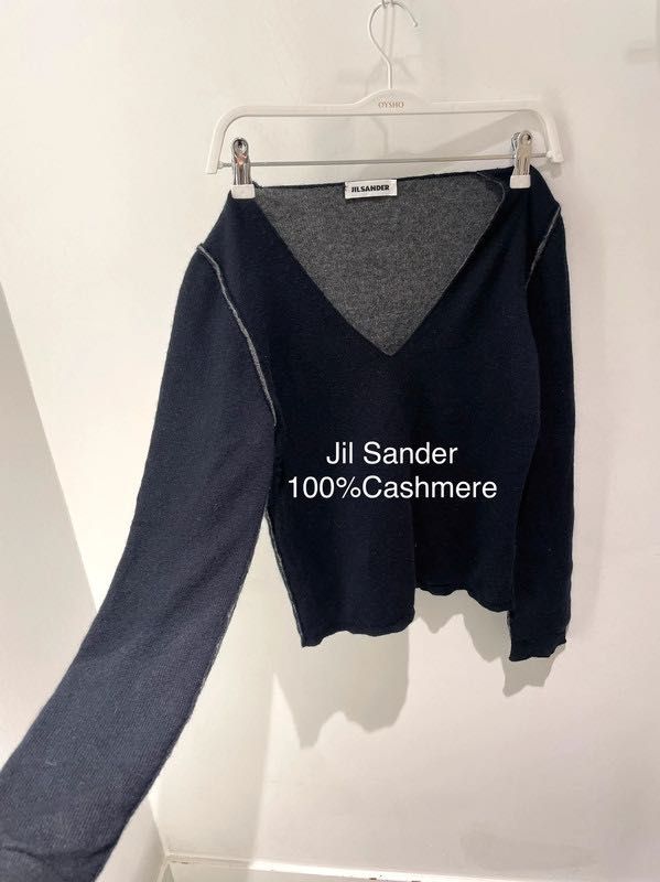 Kaszmirowy sweter od Jil Sander oryginał