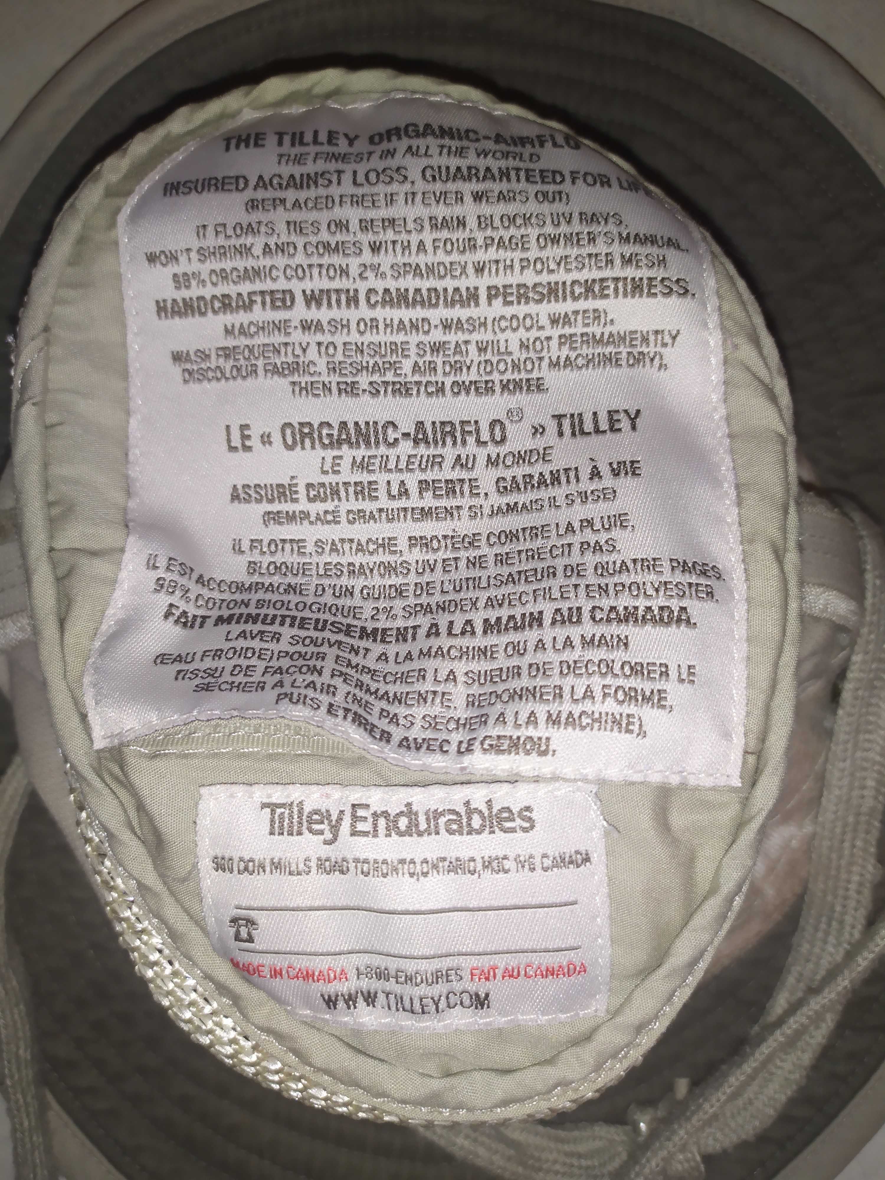 Панама Tilley Medium Brim Organic Airflo Т5М0 (Канада), р. 56-55.