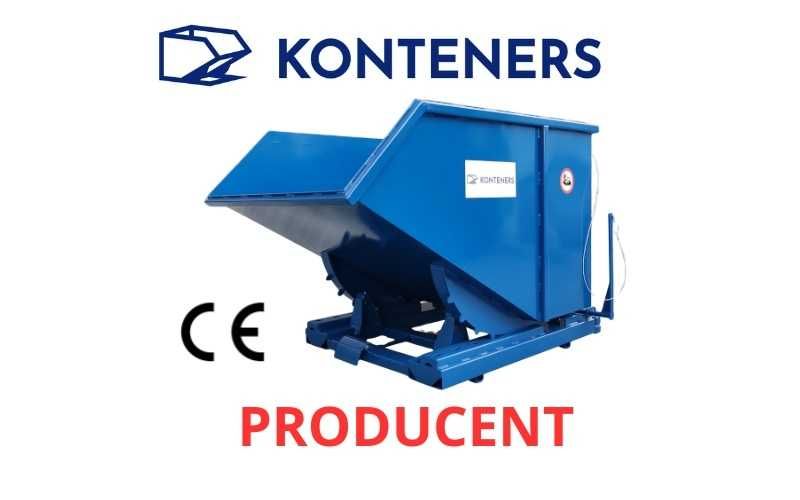 Kontener samowyładowczy, koleba, koliba, pojemnik 1 m3