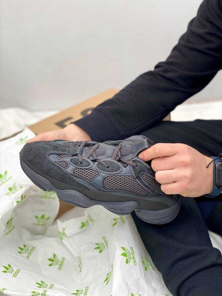 Кросівки Adidas Yeezy Boost 500 Black premium