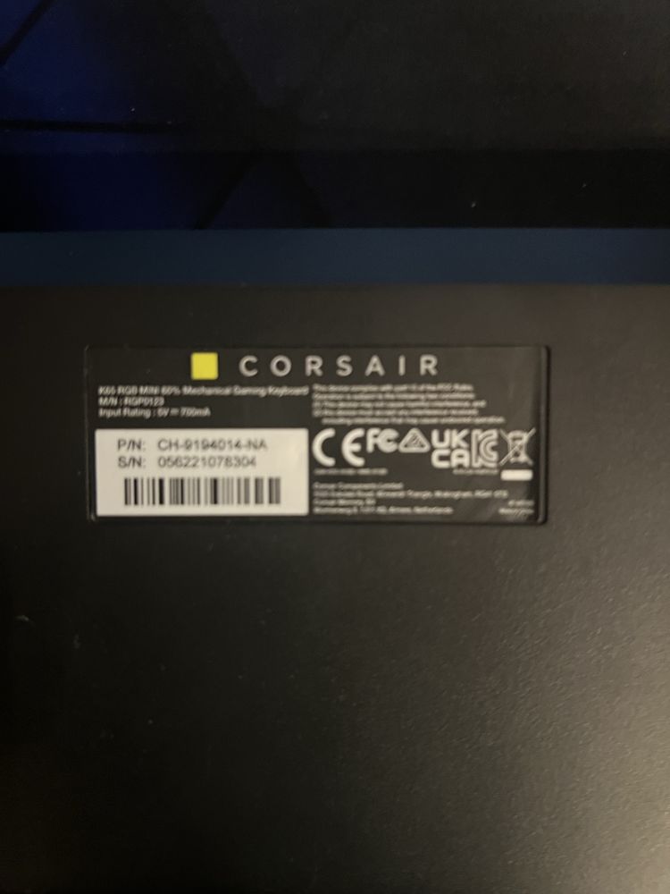 Corsair k65 rgb mini
