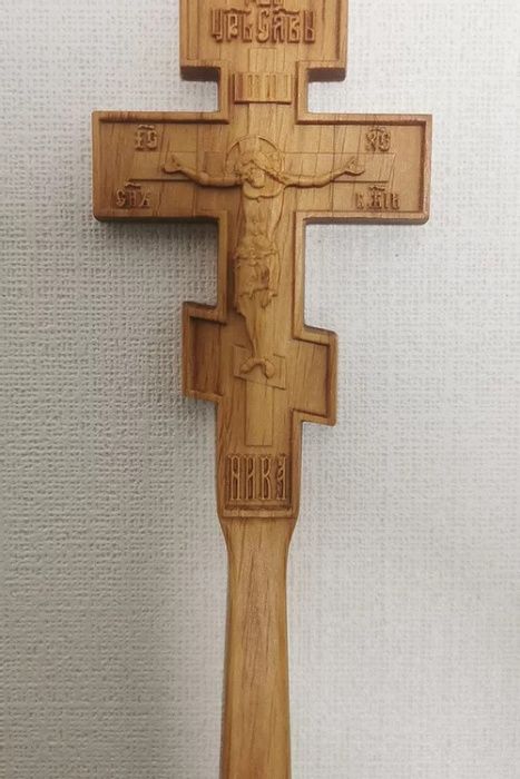 Крест служебный священника напрестольный деревянный