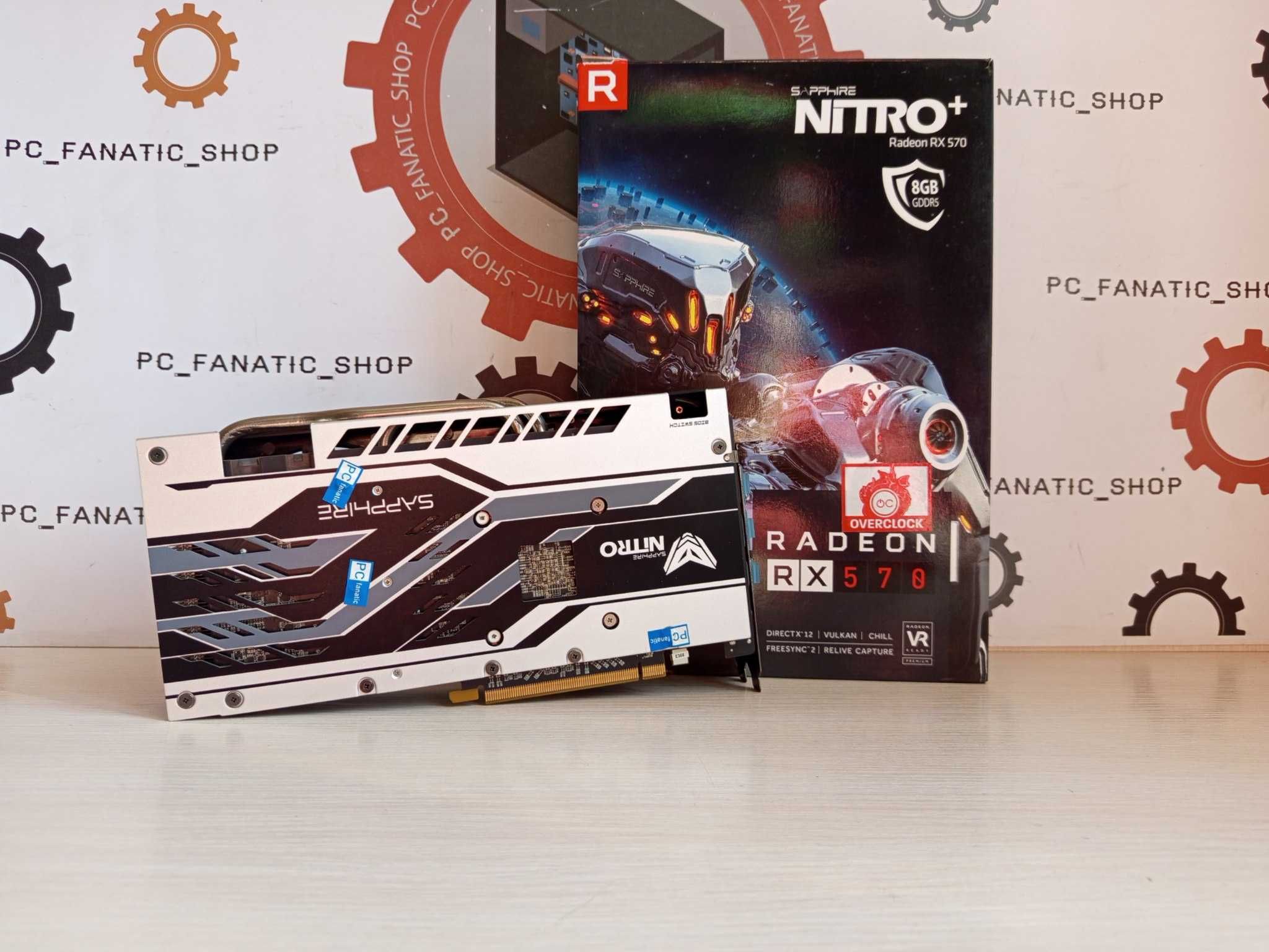 Гарантія/Sapphire NITRO+ OC RADEON RX 570 8G/PC_fanatics_shop