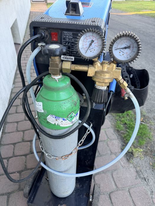 Spawarka/ migomat sherman MIG 200HD przyłbica wózek