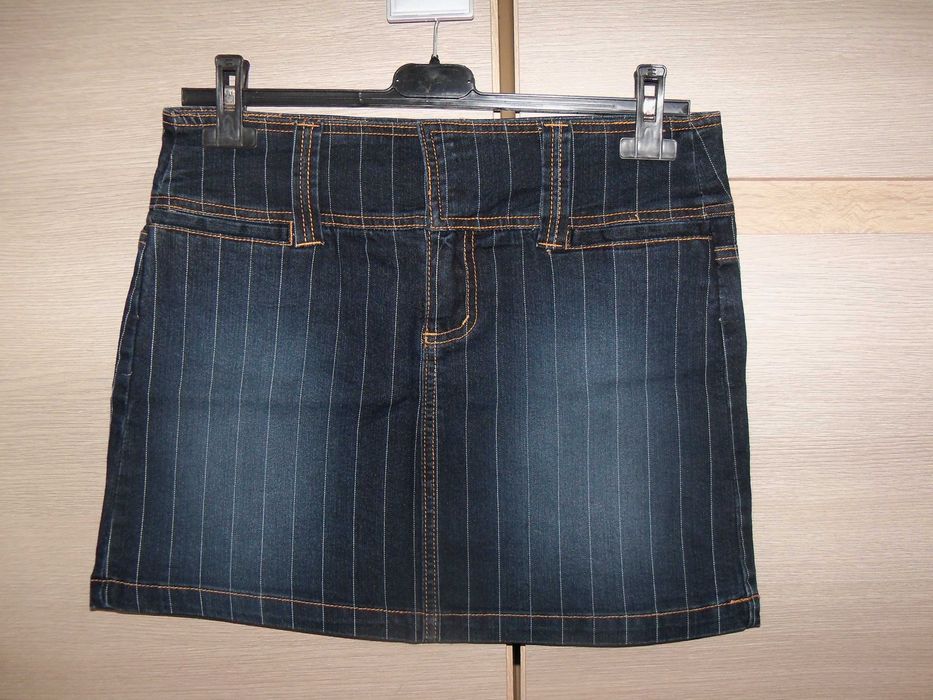 Spódniczka mini jeans granatowa rozm. 38