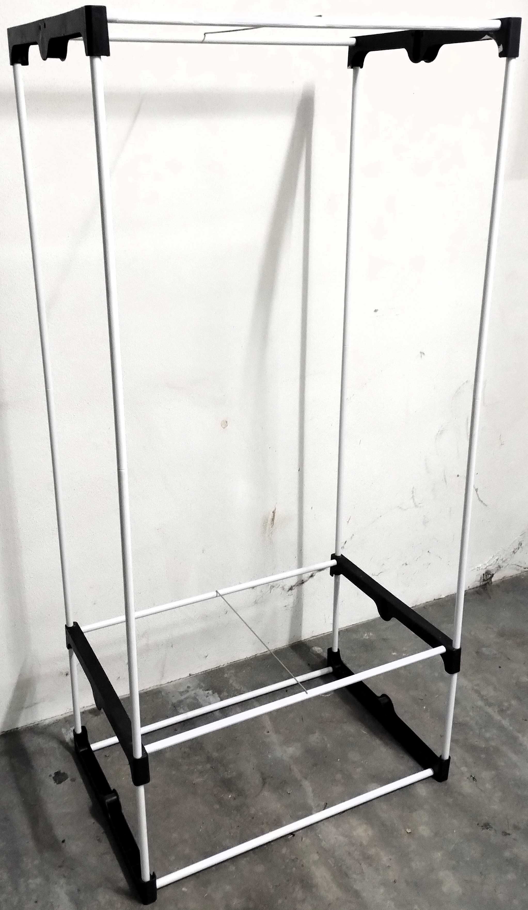 Estrutura Tubos Metal Guarda Fatos Móvel Estante