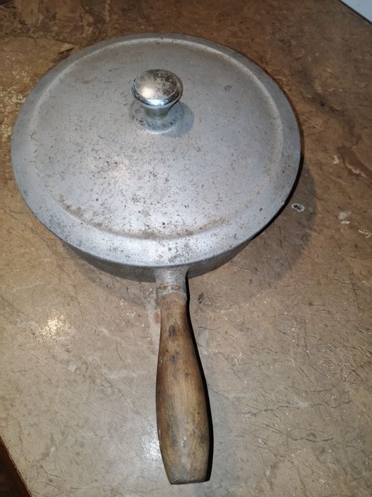 Сковорода с крышкой СССР алюминий