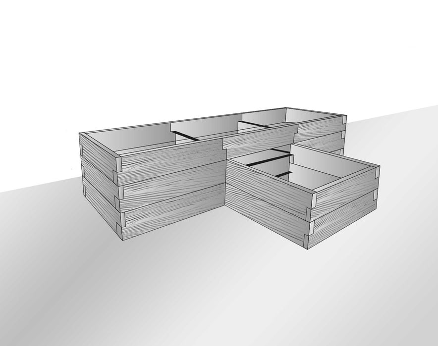 Certyfikowana, zgodna z normami. Podwyższona grządka betonowa.