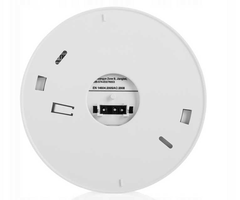 Optyczny czujnik dymu Jemay plus kable przyłączeniowe