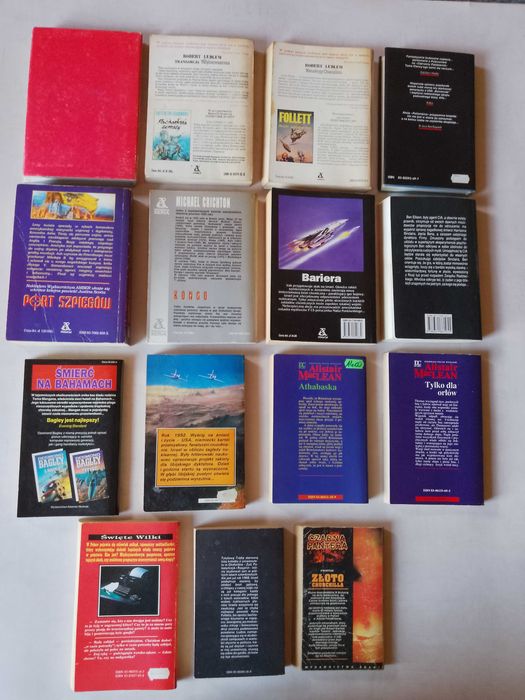 Zestaw  powieści, sensacja, thriller