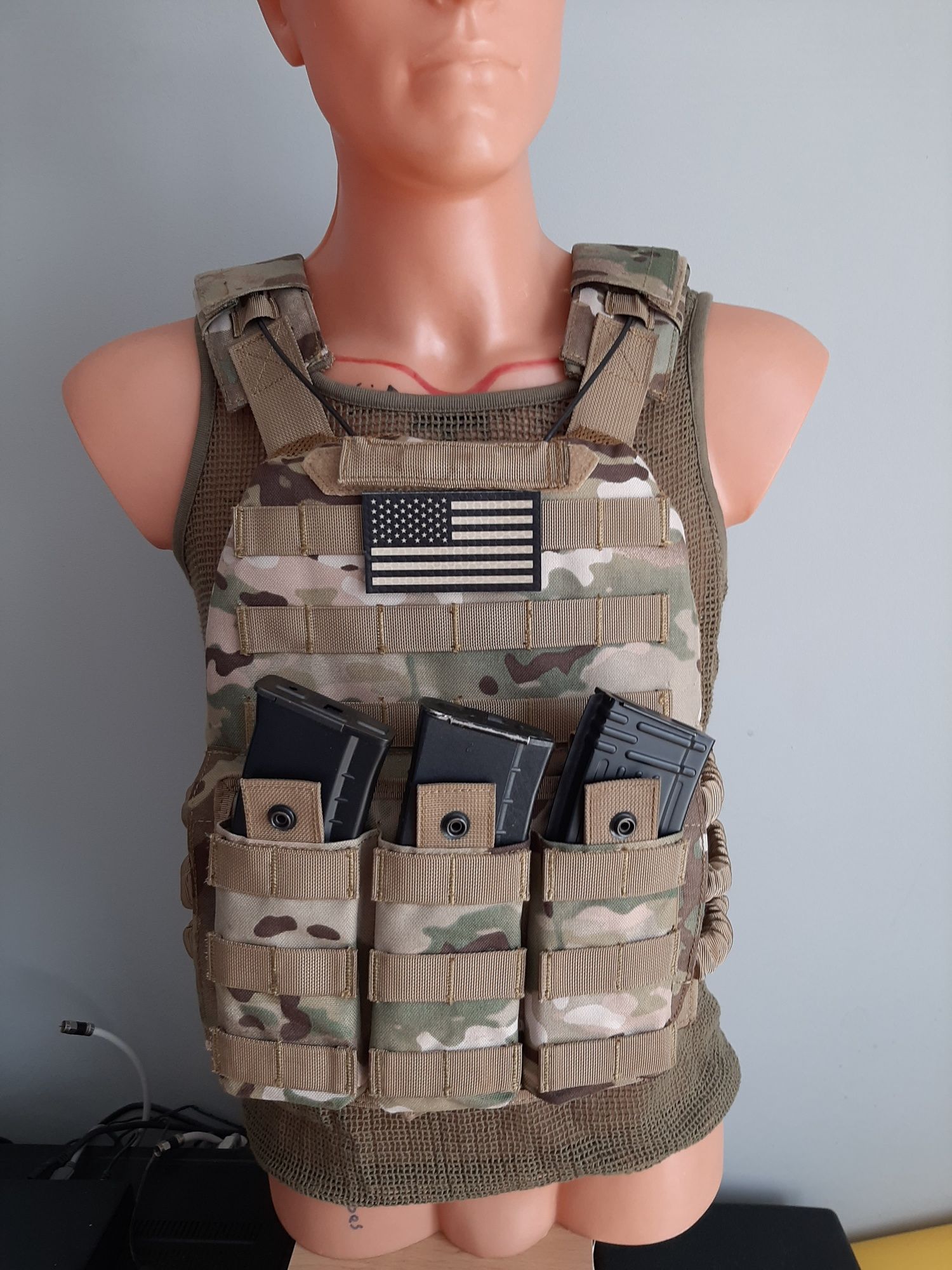L Large 3+ PLATE CARRIER sapi 30.06 JSP kamizelka  bez cech bojowych
