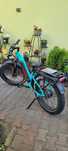 Modny i wygodny rower elektryczny Jobobike Robin - niebieski fatbike