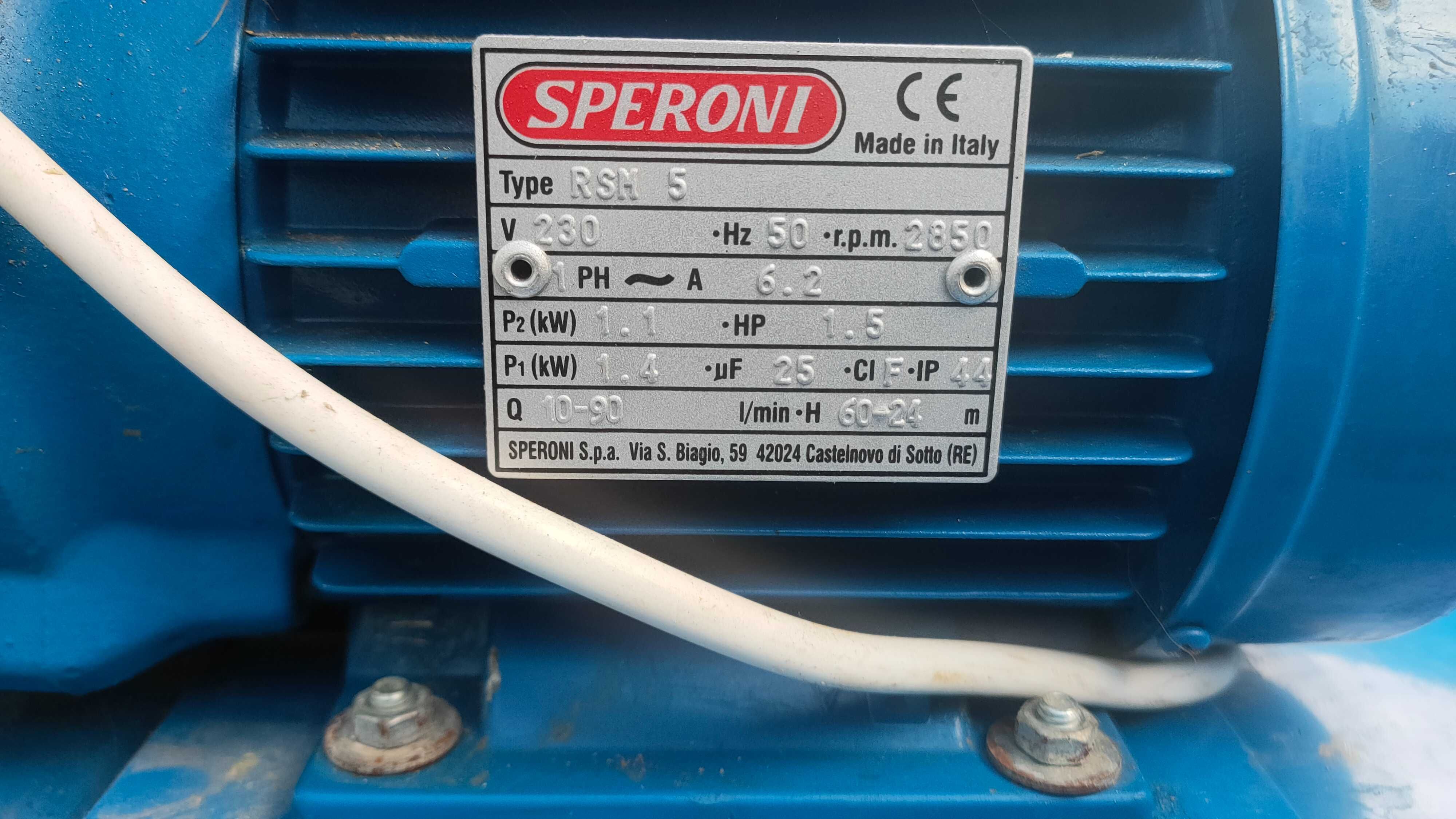 Pompa hydrofor ze zbiornikiem 100l Speroni Awp 100