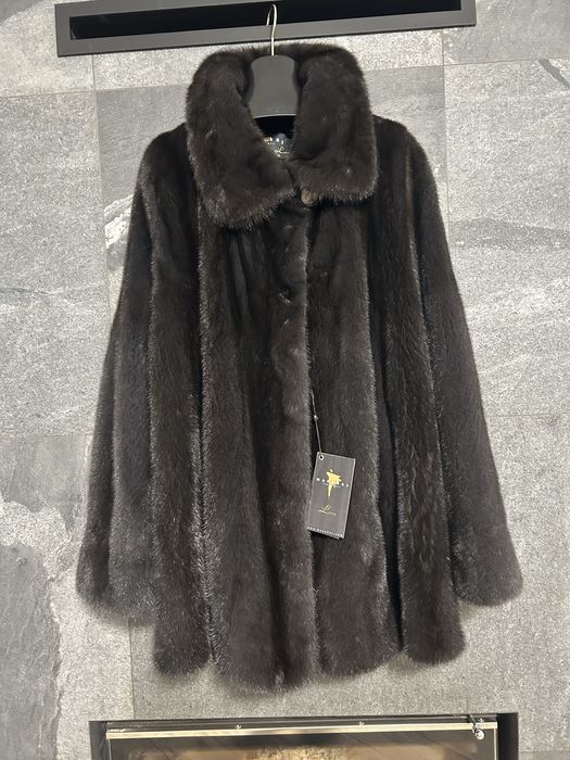 Норкова шуба ог140 норка