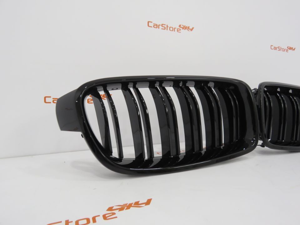 Grelhas Bmw F30 F31 Duplas Preto Brilhante