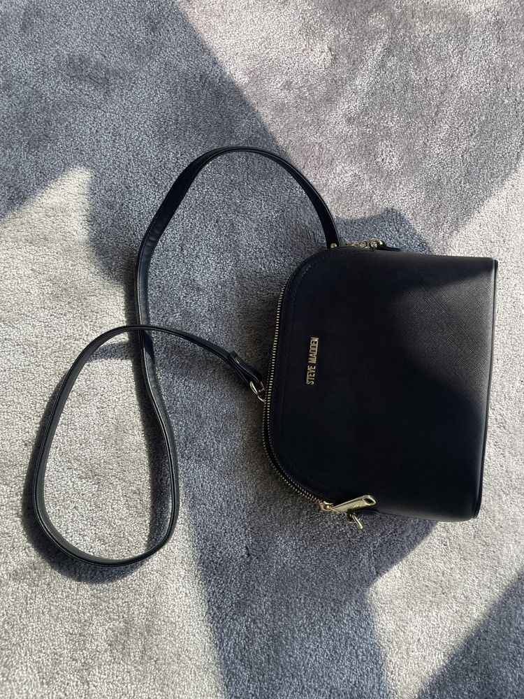 Steve Madden Torebka Crossbody czarna złota nowa