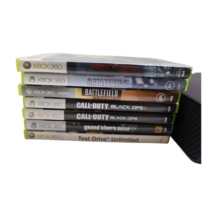 Konsola XBOX 360 E 320GB - zestaw - 1x pad - 7 GIER - Prison Break