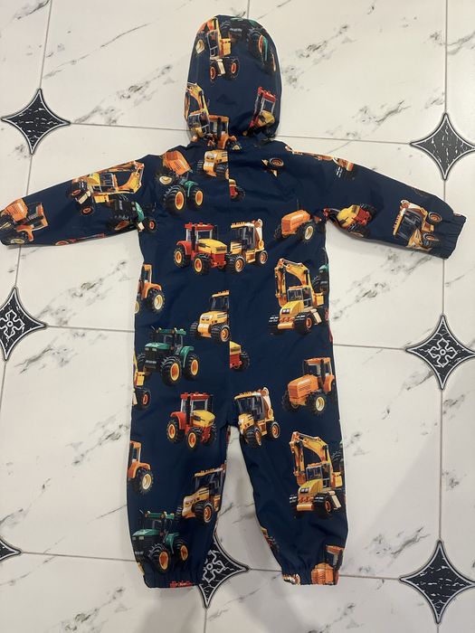 Дощовик хлопчачий 98 розмір / на флісі до пояса (трактор)