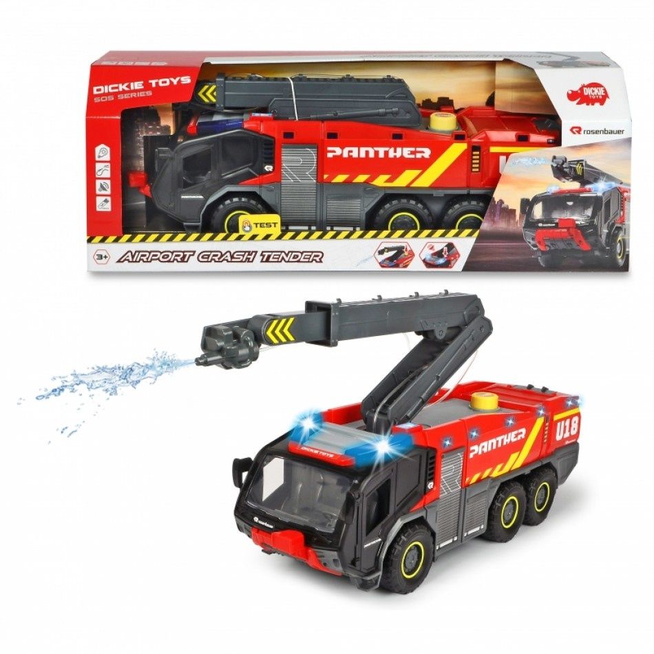 Dickie toys Duża Lotniskowa Straż Pożarna zabawka rc
