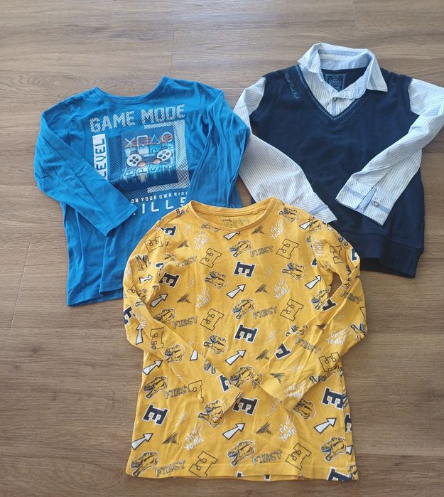 Paka ubrań dla chłopca rozm. 128