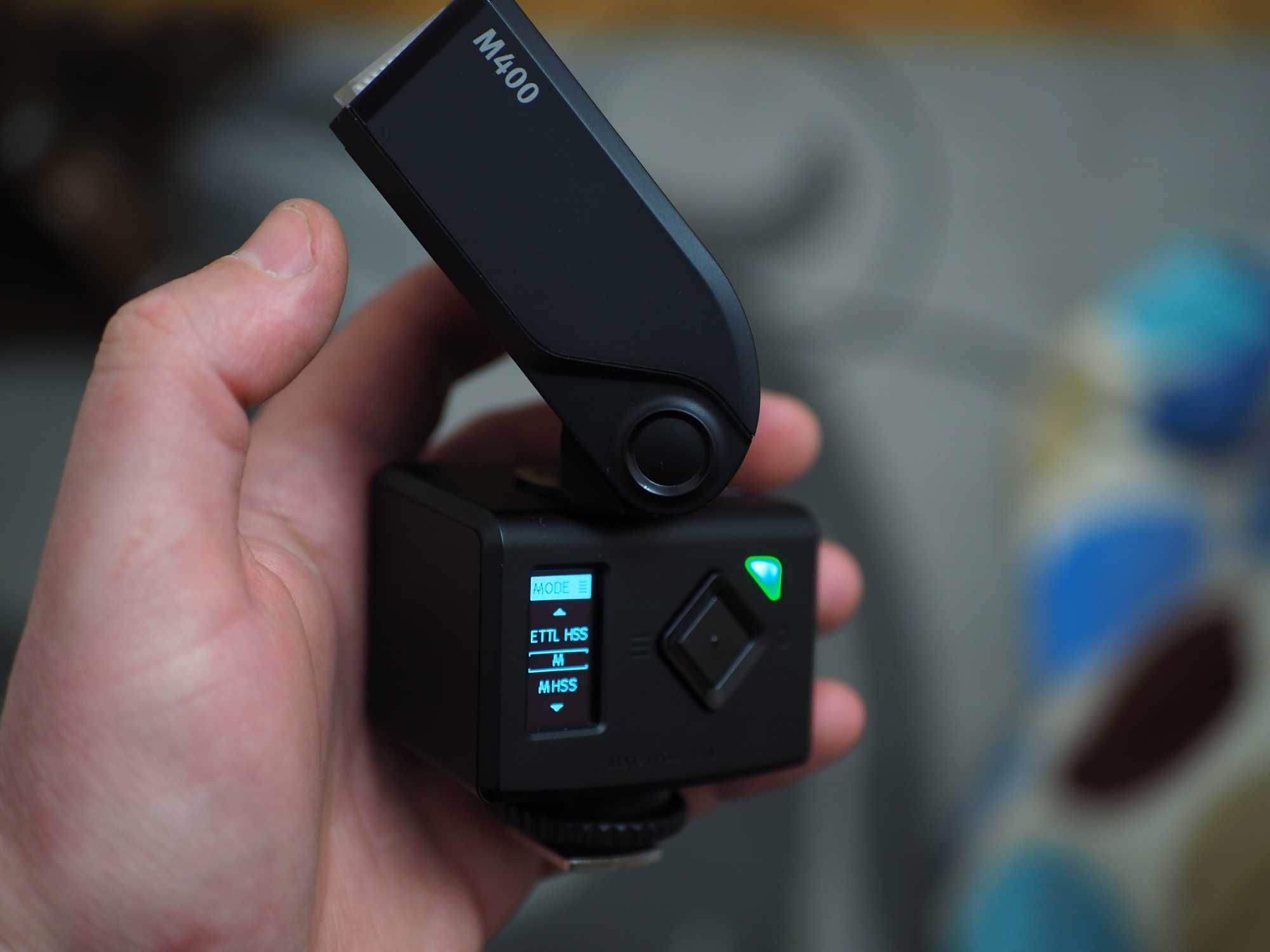 Спалах Canon Metz M400 AUTO, E-TTL, HSS, M, LED, ZOOM24-105mm